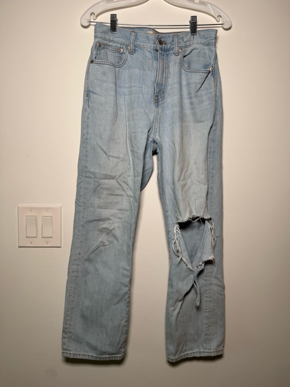 Madewell The '90s Straight Crop Jean
